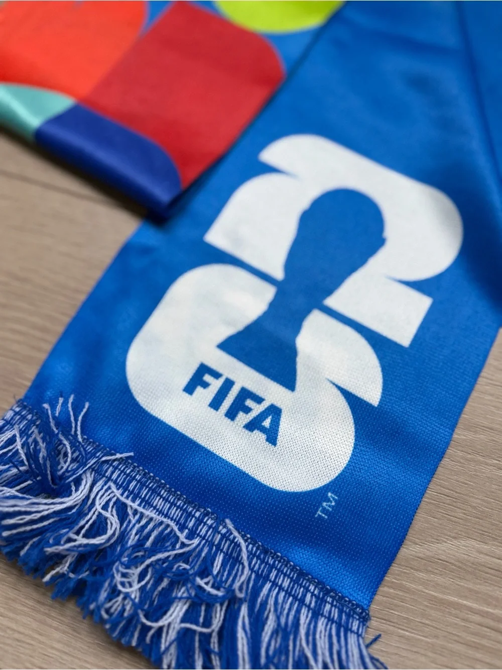 FIFA World Cup 2026 Official Scarf Blue Multicolor NEW
